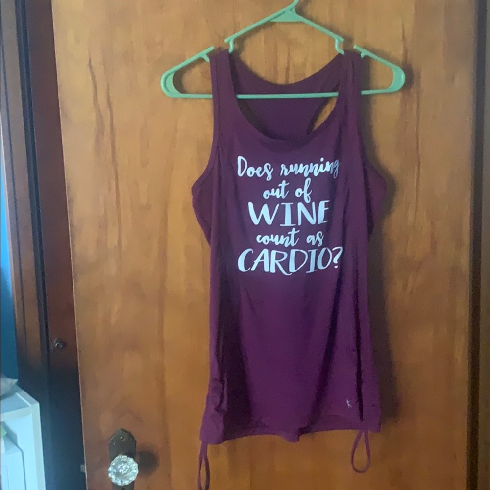 Purple tank top